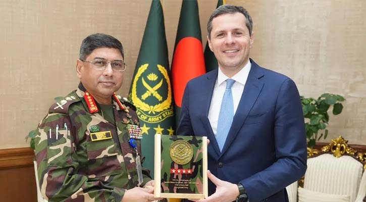 সেনাপ্রধানের সঙ্গে ইতালি প্রতিনিধিদলের সাক্ষাৎ