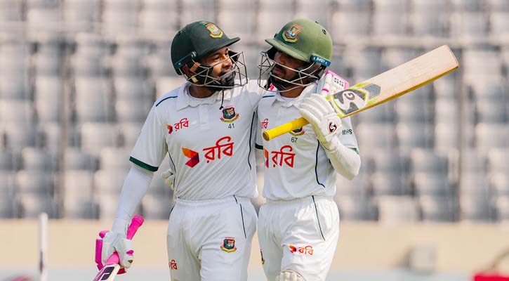 দ্বিতীয় ইনিংসে লিডের পাহাড় গড়ে লাঞ্চে বাংলাদেশ