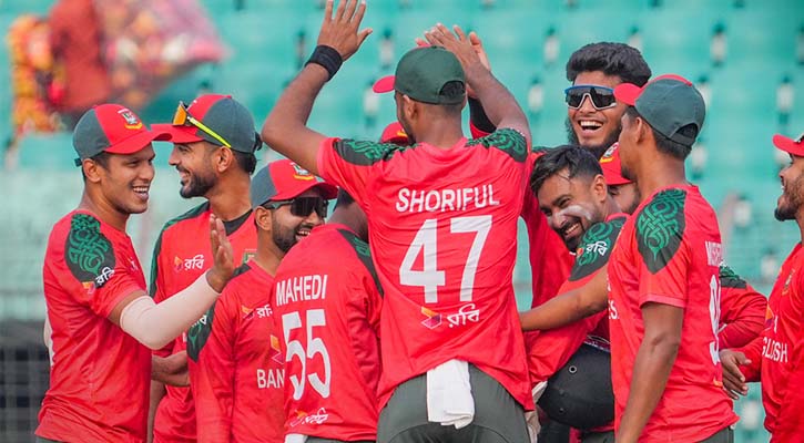 আয়ারল্যান্ডকে ৮ উইকেটে হারিয়ে সিরিজ জিতলো বাংলাদেশ