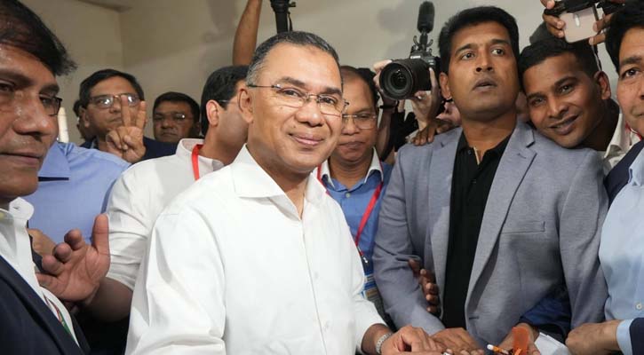 বগুড়া-৬ ও ঢাকা-১৭ আসনে বেসরকারি ফলাফলে জয়ী তারেক রহমান