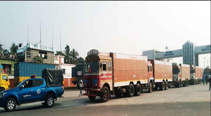 বেনাপোল বন্দরে ভারত থেকে ১২৫ টন বিস্ফোরক দ্রব্য আমদানি