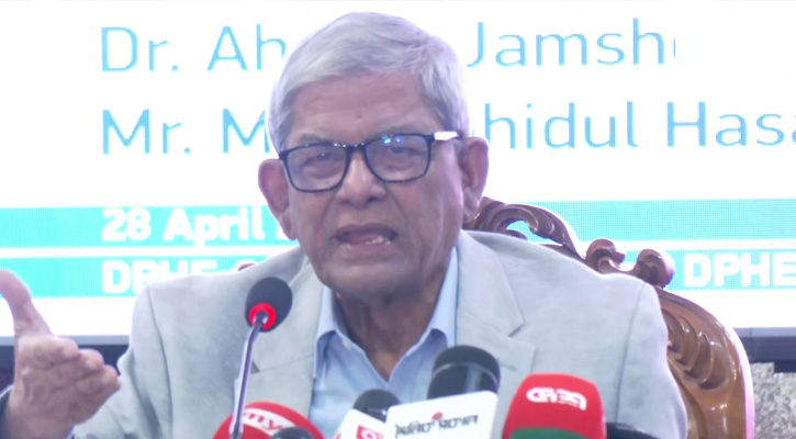 ওয়াসার পানি নিয়ে অসন্তোষ মির্জা ফখরুল ইসলাম আলমগীরের