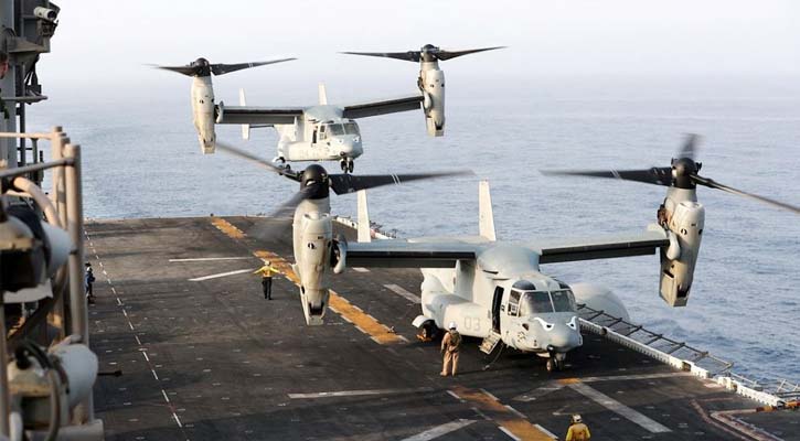 ইরানের ড্রোনে গুলি, মার্কিন জাহাজকে ধাওয়া