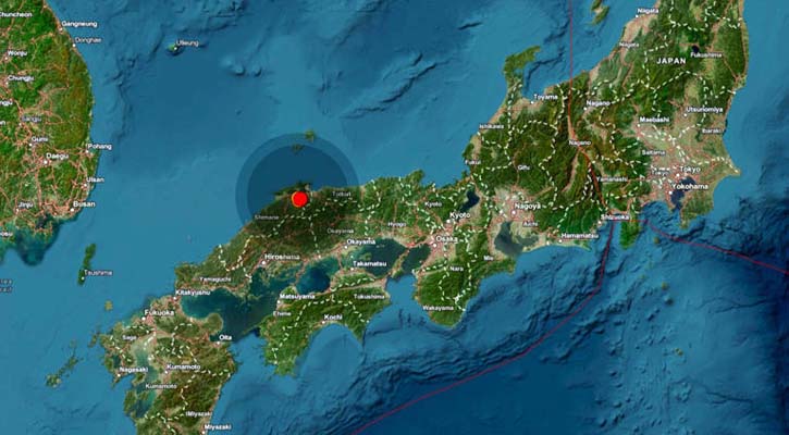 জাপানে ৬.২ মাত্রার শক্তিশালী ভূমিকম্প