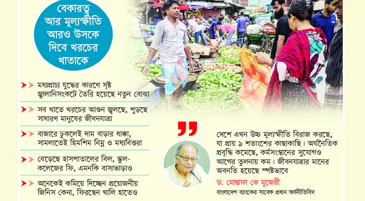 সংকুচিত আয়ে চিড়েচ্যাপ্টা মধ্যবিত্ত