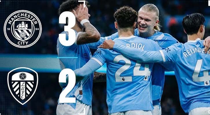 শিরোপা দৌড়ে ফিরল ম্যানসিটি