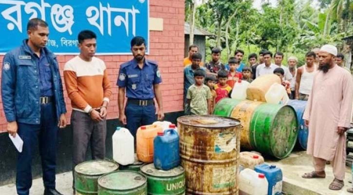 অবৈধ মজুতকৃত পৌনে ৪ লাখ লিটার জ্বালানি তেল উদ্ধার