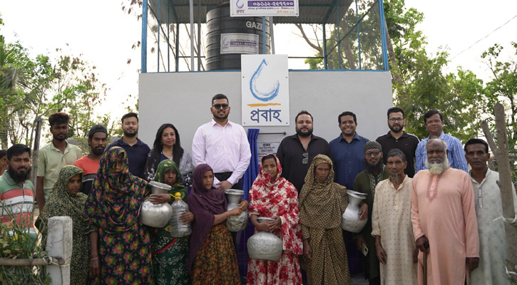 ১৬ বছর ধরে নিরাপদ পানি সরবরাহ করে যাচ্ছে  প্রবাহ