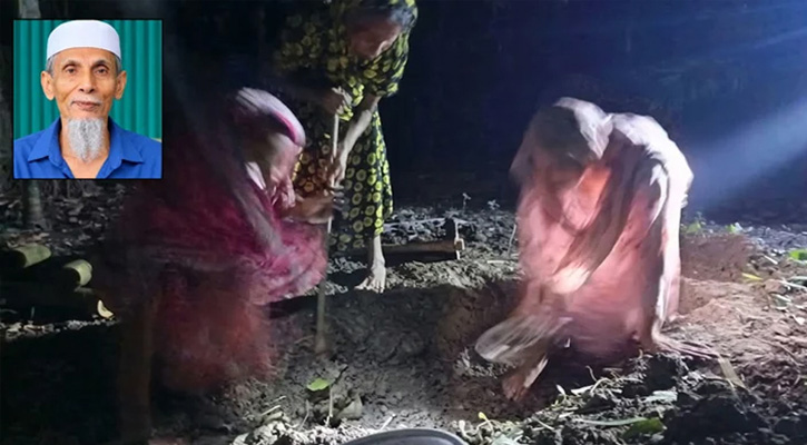 নিশ্ছিদ্র নিরাপত্তায় সাঈদীর মামলার বাদী মানিক পশারীকে দাফন