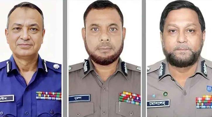 র‍্যাব, এসবি ও সিআইডিতে নতুন প্রধান নিয়োগ