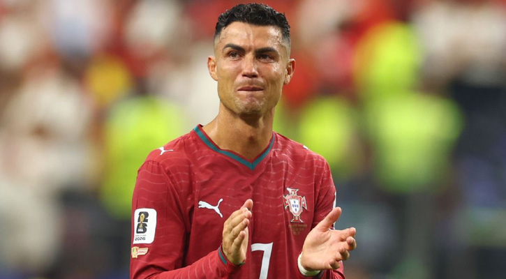 অশ্রুভেজা বিদায়ে শেষ রোনালদোর বিশ্বকাপ
