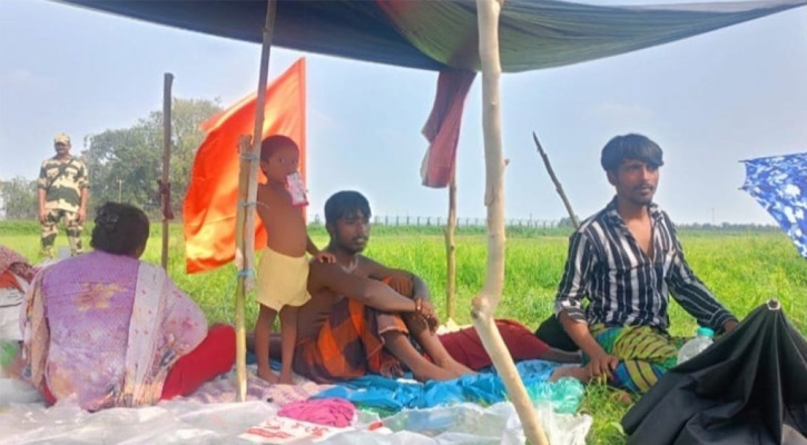 ৫ দিন ধরে শূন্যরেখায় খোলা আকাশের নিচে ৯ জন