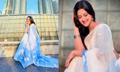 ‘শুদ্ধ সাদা এক মেয়ের জীবন’— ছবিতে জীবনের গল্প বললেন পরীমণি