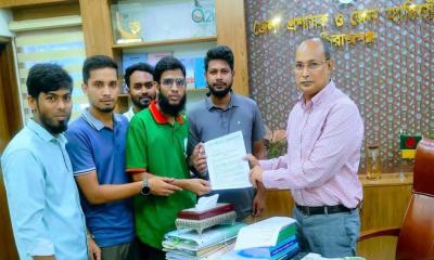 সিরাজগঞ্জে গ্রীন ভয়েসের স্মারকলিপি প্রদান