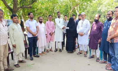 গৌরীপুরে প্রয়াত দলিল লেখক মজিবর  রহমানের পরিবারকে ১ লাখ টাকা অনুদান