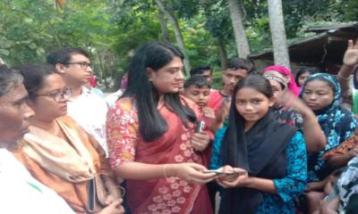 নগরকান্দায় সরকারি আশ্রায়ণ কেন্দ্রে  উপজেলা নির্বাহী কর্মকর্তার আকস্মিক পরিদর্শন