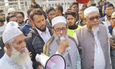 ফরিদপুর-৩ আসনে জামায়াত প্রার্থীর বিশাল গণমিছিল ও শোডাউন