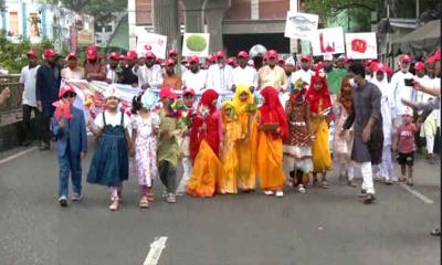 রাজধানীতে জামায়াতের বৈশাখী শোভাযাত্রা