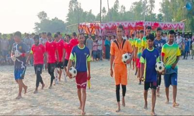 রাইজিং স্টারস গোল্ড কাপ ফুটবল টুর্নামেন্টে আর এইচ ফুটবল একাদশের জয়