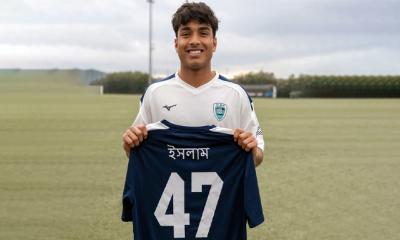 ঢাকায় পৌঁছেছেন ইতালিপ্রবাসী ফুটবলার ফাহমিদুল ইসলাম