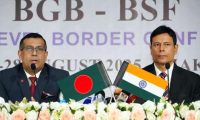 সীমান্তে শান্তি-শৃঙ্খলা জোরদারে ১০ বিষয়ে ঐকমত্য বিজিবি-বিএসএফ সম্মেলনে