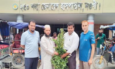 নওগাঁ জেনারেল হাসপাতালে চেরি গাছ উপহার: অনন্য নজির রাখলেন নওগাঁর ‘তাল বেলাল’