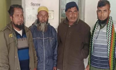 শরণখোলায় হরিণ শিকারের ফাঁদসহ দুই শিকারী আটক