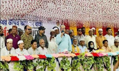 ভালুকায়  সংসদ সদস্যকে সংবর্ধনা ও ইফতার দোয়া মাহফিল