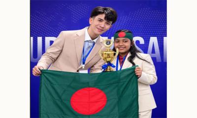 বিশ্বমঞ্চে কক্সবাজারের শিক্ষার্থী পূর্ণতা সাহার জোড়া গোল্ড মেডেল