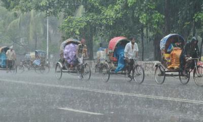 রাজধানীজুড়ে সকাল থেকে বৃষ্টি