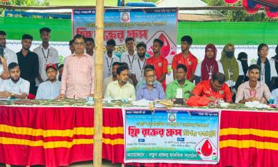 সদরপুরে ফ্রি ব্লাড গ্রুপিং ক্যাম্পেইন অনুষ্ঠিত