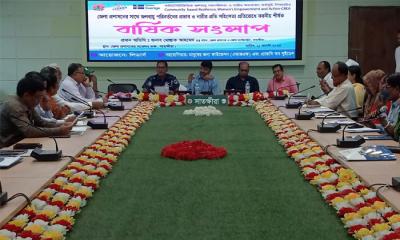 সাতক্ষীরায় জলবায়ু পরিবর্তন ও নারীর সহিংসতা প্রতিরোধে বার্ষিক সংলাপ অনুষ্ঠিত