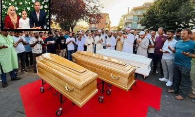 রোমে স্ত্রী-কন্যাসহ নোয়াখালীর বাবুলকে হত্যা, দেশে এলো ৩ মরদেহ
