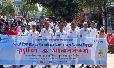 ঝিনাইদহে আন্তর্জাতিক তথ্য অধিকার দিবস উদযাপন