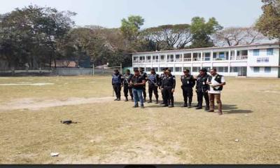 বিভিন্ন ভোটকেন্দ্র পরিদর্শনে র‌্যাব-১০, নিরাপত্তায় ড্রোন নজরদারি