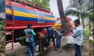 খুলনা পদ্মা ডিপোর ট্যাংকলরি থেকে অকটেন চুরি, আটক-৫
