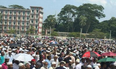 চিরনিদ্রায় ‘বঙ্গবন্ধু’ উপাধির ঘোষক তোফায়েল আহমেদ: কোড়ালিয়ায় দাফন সম্পন্ন