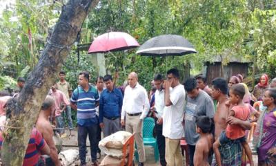 মুকসুদপুরে অগ্নিকাণ্ডে ক্ষতিগ্রস্ত পরিবারের পাশে ইউএনও মাহমুদ আশিক কবির