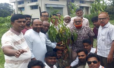 মুকসুদপুরে বৃক্ষরোপণ ও পরিচ্ছন্নতা অভিযানের মধ্য দিয়ে স্বেচ্ছাসেবক দলের প্রতিষ্ঠাবার্ষিকী পালিত