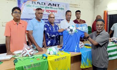 ঝিনাইদহে দোসরা আগস্ট পর্দা উঠছে রেডিয়েন্ট প্রথম বিভাগ ফুটবল লীগের