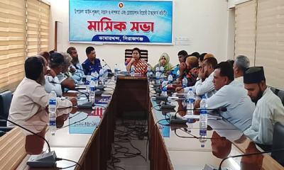 কামারখন্দে আইন-শৃঙ্খলা বিষয়ক মাসিক সভা অনুষ্ঠিত