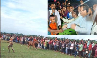 সাতক্ষীরায় ঐতিহ্যবাহী ঘোড়দৌড় প্রতিযোগিতা অনুষ্ঠিত