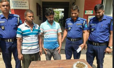 ঘিওরে ইয়াবা-গাঁজাসহ  গ্রেপ্তারদুই