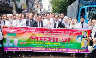 নির্বাচন করলে যাদের জামানত থাকবেনা তারা ঘোলা পানিতে মাছ শিকার করতে চায়: খায়রুল কবির খোকন