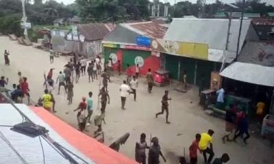 নদী থেকে বালু উত্তোলন কিশোরগঞ্জে বিএনপির দু‍‍`পক্ষের সংঘর্ষে আহত ২০