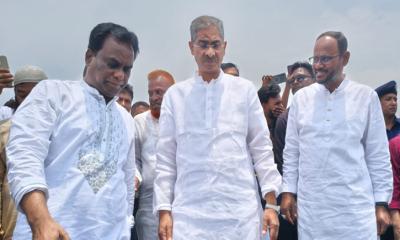 টাঙ্গাইলে স্থায়ী বেড়িবাঁধের ঘোষণা পানিসম্পদ মন্ত্রীর