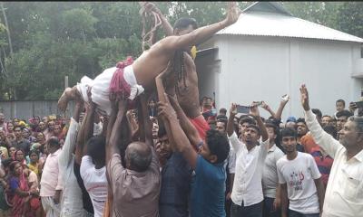 বিশ্ব শান্তি কামনায় সরিষাবাড়ীতে চরক পূজা অনুষ্ঠিত