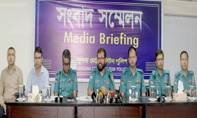 কেএমপি কমিশনারের সংবাদ সম্মেলন