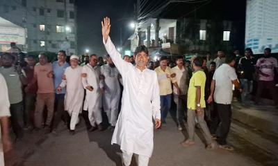 টাঙ্গাইলে সদর ০৫ আসনে, ফরহাদ ইকবালের নির্বাচনী বিশাল শোডাউন