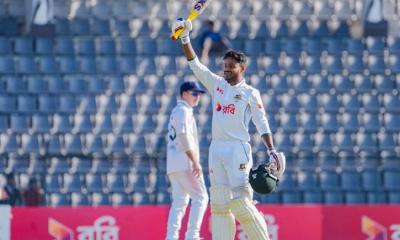 জয়ের সেঞ্চুরিতে চালকের আসনে বাংলাদেশ